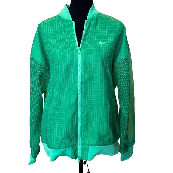 New ~ NIKE SPORTSWEAR ~ Essentials Woven Varsity Bomber Jacket Size L - Picture 4 of 11